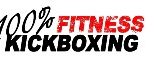 100 Percent Fitness Kickboxing Logo.